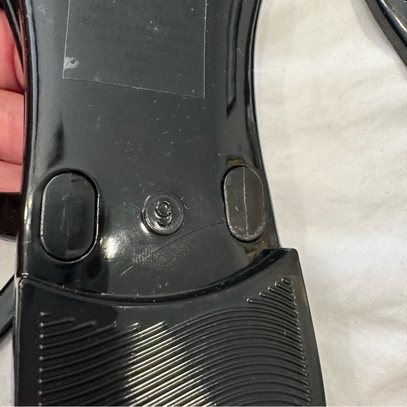 Circus Pink Mae Medallion Jelly Thong Black Sandals size 9 with cushion inserts - Picture 7 of 7